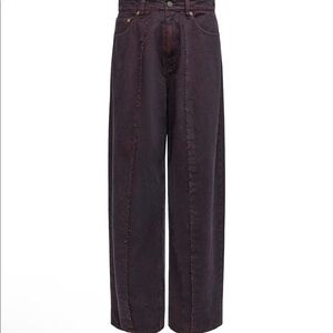 MM6 Maison Margiela single-stitch logo jeans